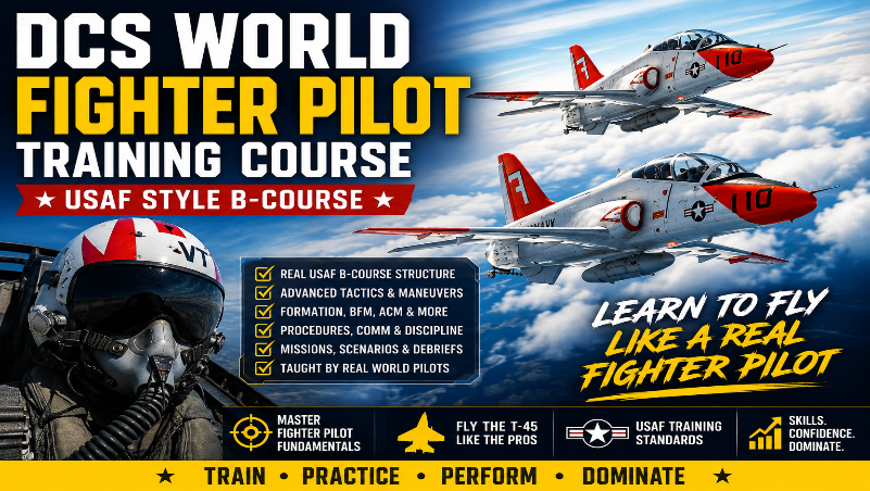 DCS WORLD FIGHTER PILOT B COURSE