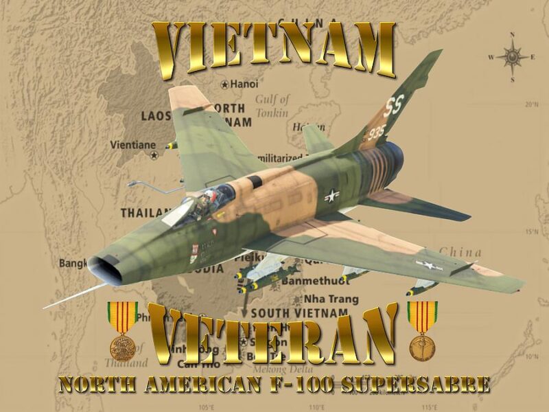 F 100 Super Sabre Vietnam Veteran
