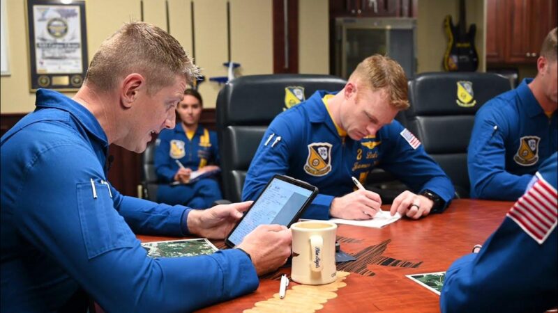 Blue Angels Briefing ROom