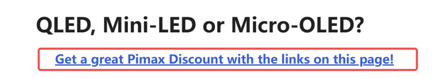 PIMAX Get a great {IMAX DISCOUNT BANNER