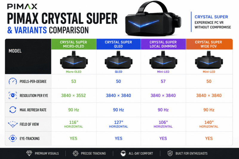 PImaxx Crystal SUPER MODEL COMPARISON