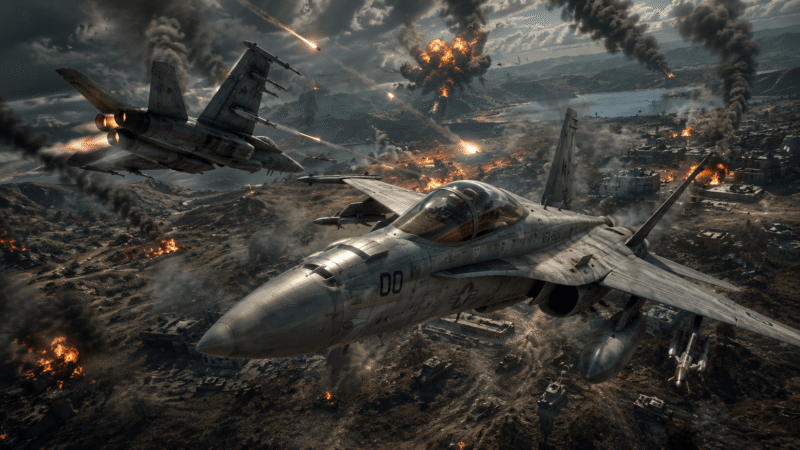 Air to air dogfight DCS WORLD